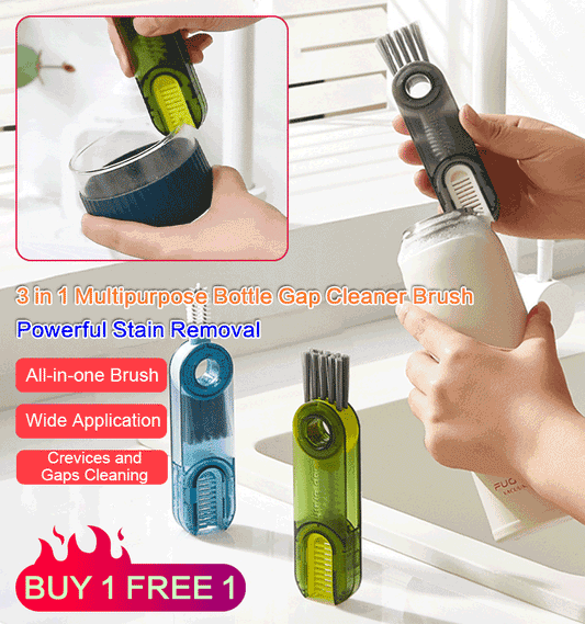 3 in 1 Multipurpose Bottle Gap Cleaner Brush